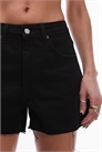 Удобные джинсовые шорты из эластичной ткани артикул 133299869