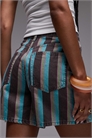 Полосатые прямые шорты артикул 144766056