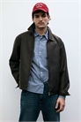 Куртка из искусственной кожи с эффектом потертости артикул 156236916