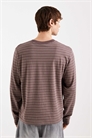 Футболка с длинным рукавом и полосками, облегающего кроя артикул 154314982