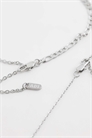 Водонепроницаемое колье из нержавеющей стали с 2-звенной цепочкой и цепочкой «Фигаро» артикул 155003982