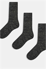 Набор из 3 пар плотных ребристых носков артикул 150151147