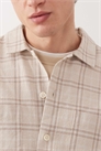 Рубашка-оверсайз с клетчатым узором артикул 150505928