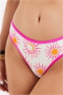 Бикини-трусики с принтом в виде солнца артикул 156237506