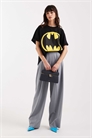Футболка свободного кроя с изображением Бэтмена артикул 155719307