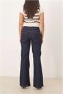 Джинсы с расклешенными брючинами свободного кроя артикул 151528647