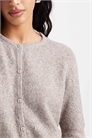 Кардиган с круглым вырезом и короткими рукавами артикул 153084240