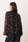 Блузка в стиле бохо из шифона с оборками артикул 152125344