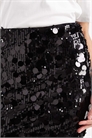 Мини-юбка с разноцветными пайетками артикул 150429035