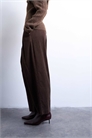 Брюки с широкими штанинами и нестандартной длиной артикул 144207468