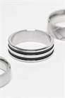 Набор из 3 водонепроницаемых колец из нержавеющей стали артикул 140594524