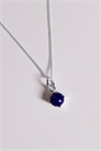 Кулон из стерлингового серебра с полудрагоценным камнем лазуритом артикул 151099201