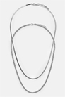 Набор из 2 стальных ожерелий артикул 154969981