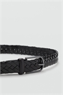 Кожаный плетеный ремень артикул 151903208
