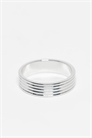 Кольцо с ребристой оправой артикул 152382758