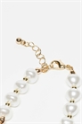 Браслет из двух цепочек в универсальном стиле, сочетающий жемчуг и золото артикул 153518928