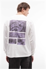 Футболка с длинным рукавом и принтом на спине артикул 154636169