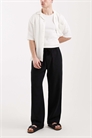 Брюки свободного кроя из смешанного льна артикул 155704887