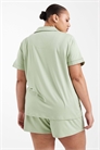 Комплект из сверхмягкой джерсиевой футболки с короткими рукавами и шорт от Curve артикул 151898794