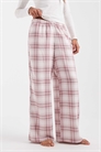 Широкие фланелевые пижамные штаны артикул 154314239