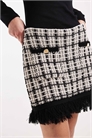 Трикотажная юбка-шорты из твида co-ord артикул 155708182