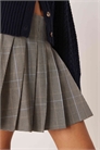 Мини-юбка в складку артикул 153398218