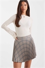 Мини-юбка в складку артикул 149385616