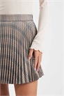 Мини-юбка в складку артикул 149385616