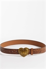 Ремень с пряжкой в виде сердца в винтажном стиле артикул 152702016