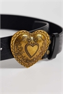 Ремень с пряжкой в виде сердца в винтажном стиле артикул 152702015