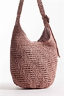 Сумка-мешок из рафии с закругленным верхом артикул 152429969