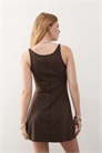Облегающее мини-платье-майка без рукавов артикул 146737429