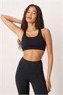 Спортивный бюстгальтер Skinluxe с перекрещивающимися бретелями артикул 141817958