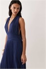 Макси-платье с завязками на шее и открытой спиной артикул 155637691