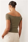 Топ с открытыми плечами для подростков артикул 155443234