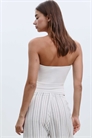 Топ с полоской из полиамида артикул 149392723