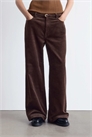 Брюки с широкими брючинами и 5 карманами артикул 150205134