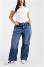 Джинсы X001 Plus с завышенной талией артикул 147591441