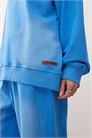 Светло-синяя кофта с красной нашивкой с логотипом co-ord артикул 149786121