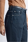 Джинсы средней посадки с широкими брючинами артикул 150781069