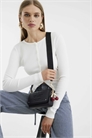 Сумка через плечо с тисненым клапаном артикул 149765710