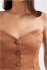 Топ-бандо из искусственной кожи артикул 148074138