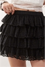 Кружевная микро-мини-юбка артикул 141497313