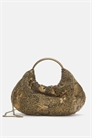 Сумка с бисером и металлической ручкой артикул 154643168
