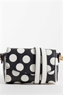 Мини-сумка через плечо в горошек с регулируемым ремнем артикул 153839720