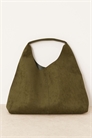 Сумка-тоут из искусственной замши с закругленным верхом артикул 141243817