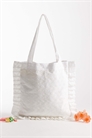 Сумка-тоут с английской вышивкой и оборками артикул 152929788