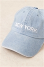 Нью-Йоркская джинсовая кепка артикул 144909221