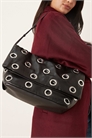 Сумка через плечо с ажурными вставками артикул 151865350