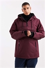 Лыжная куртка с капюшоном и оригинальными карманами артикул 146136797